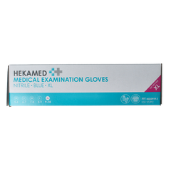Hekamed Handschoen soft nitrile XL 100.00 Stuks