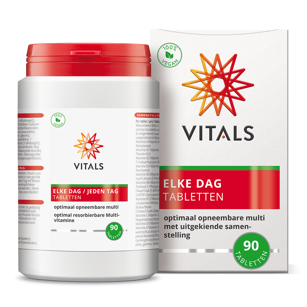 Vitals Elke Dag 90 tabletten 90.00 Tabletten