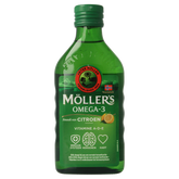 Mollers Omega-3 levertraan citroen 250 Milliliter