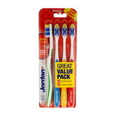 Jordan Tandenborstel totalclean medium 4 Stuks