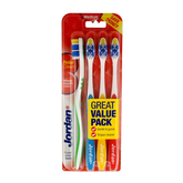 Jordan Tandenborstel totalclean medium 4 Stuks