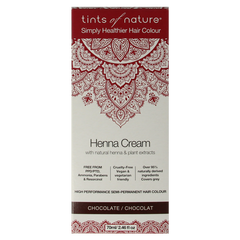 Tints Of Nature Henna cream chocolate semi permanent 70 Milliliter