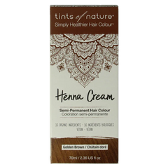Tints Of Nature Henna cream golden brown semi permanent 70 Milliliter