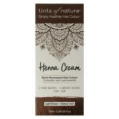 Tints Of Nature Henna cream light brown semi permanent 70.00 Milliliter