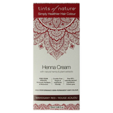 Tints Of Nature Henna cream mahogany red semi permanent 70 Milliliter