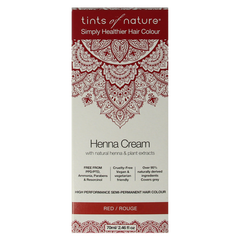 Tints Of Nature Henna cream red semi permanent 70 Milliliter