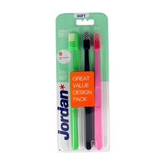 Jordan Tandenborstel clean smile soft 3 Stuks
