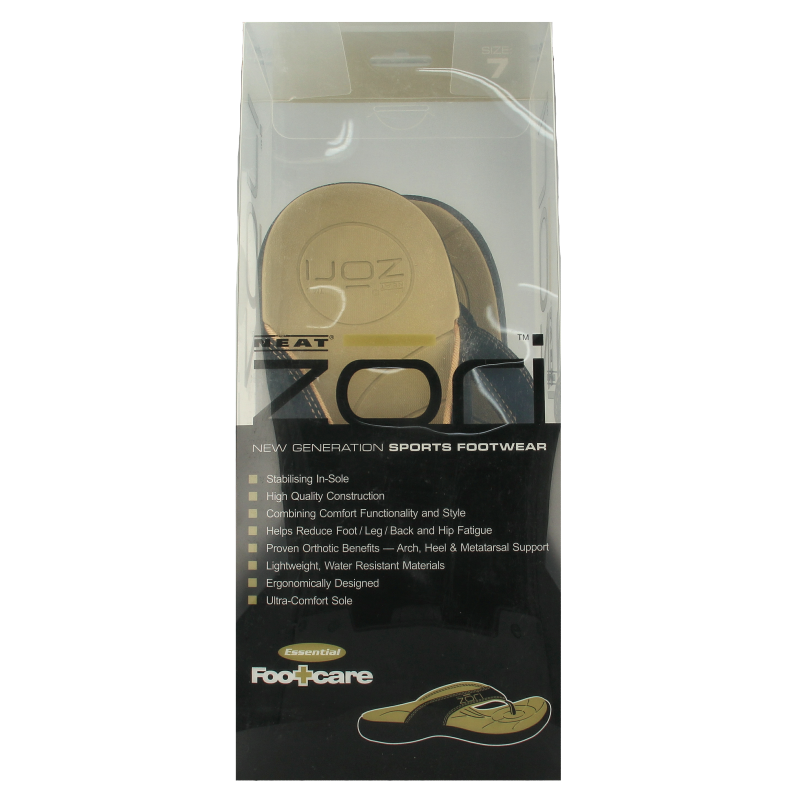 Zori Teenslippers zwart maat 7 1 Paar