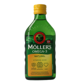 Mollers Omega-3 levertraan naturel 250 Milliliter