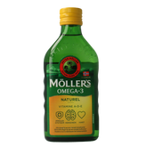 Mollers Omega-3 levertraan naturel 250.00 Milliliter