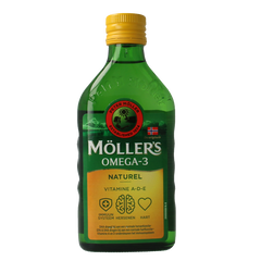 Mollers Omega-3 levertraan naturel 250 Milliliter