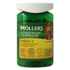 Mollers Omega-3 levertraancapsules 160.00 Capsules