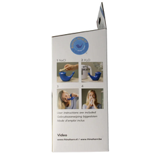 Rhino Horn Neusspoeler blauw 1 Stuks