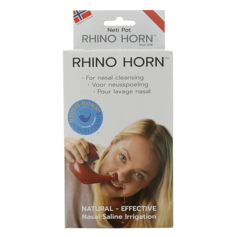 Rhino Horn Neusspoeler rood 1 Stuks