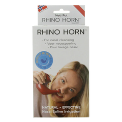 Rhino Horn Neusspoeler rood 1 Stuks