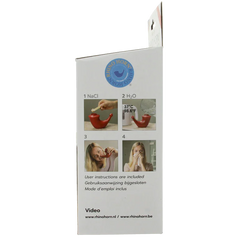 Rhino Horn Neusspoeler rood 1 Stuks