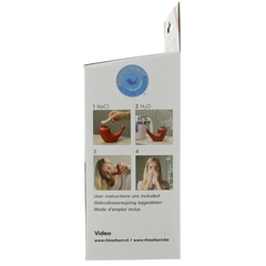 Rhino Horn Neusspoeler rood 1 Stuks