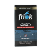 Frisk Omega 3 gezin – visolie met DHA & D3 120 Softgels