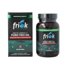 Frisk Omega 3 pure visolie – DHA & EPA 60 Softgels