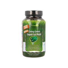 Irwin Naturals Living green liquid gel multi for men 120 Softgels