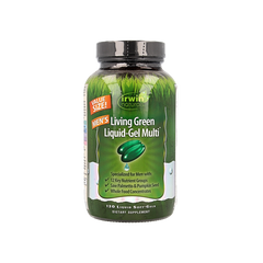 Irwin Naturals Living green liquid gel multi for men 120 Softgels