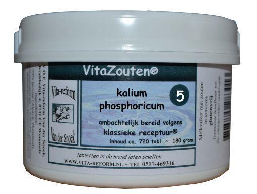 Vitazouten Kalium phosphoricum VitaZout nr. 05 720 Tabletten
