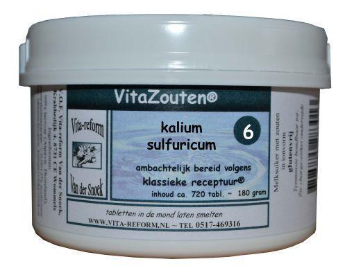 Vitazouten Kalium sulfuricum VitaZout nr. 06 720 Tabletten