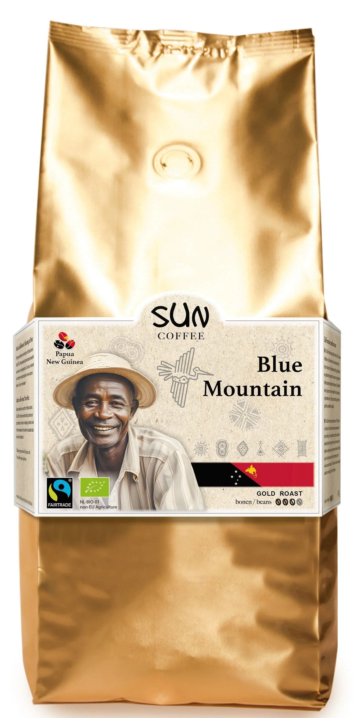 SUN Coffee Blue mountain gold roast bio 1 Kilogram