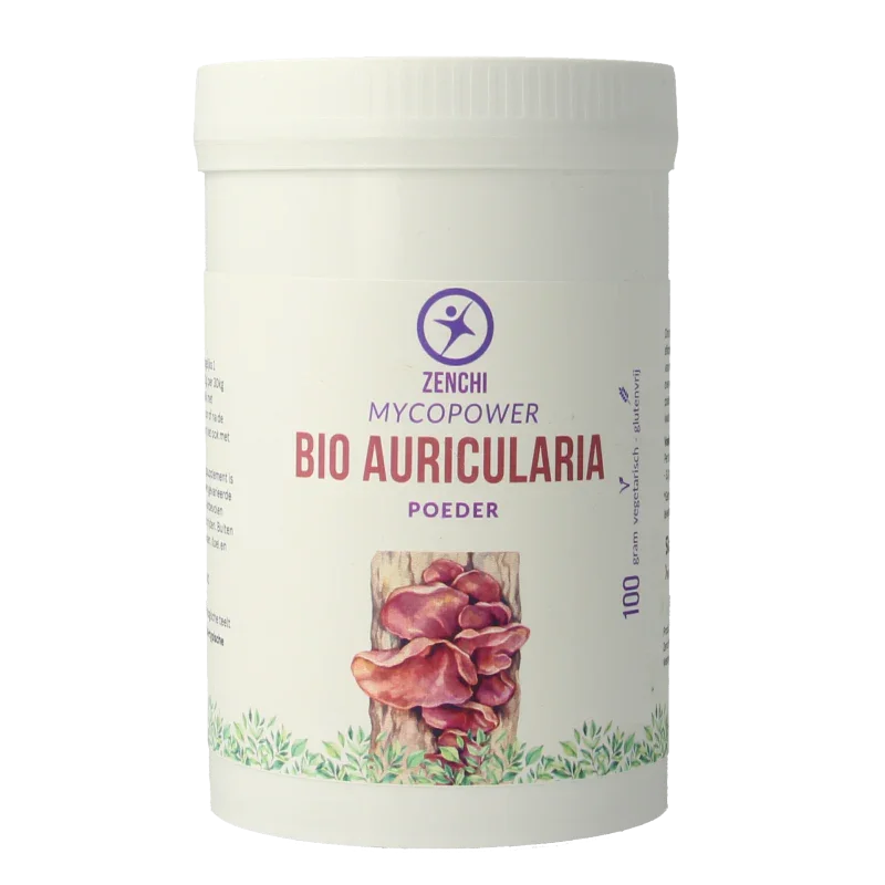 Mycopower Auricularia poeder bio 100 Gram
