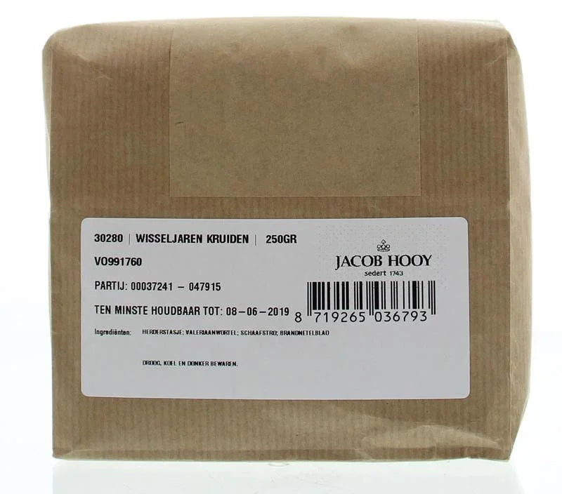 Jacob Hooy Wisseljaren kruiden thee 250 Gram