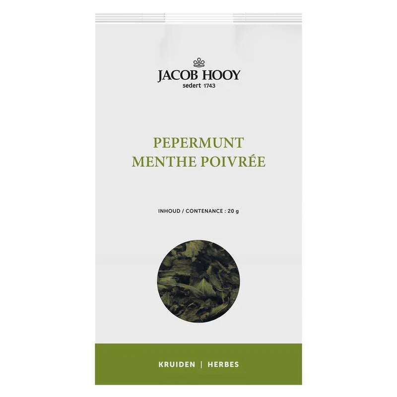 Jacob Hooy Pepermuntblad heel 20 Gram