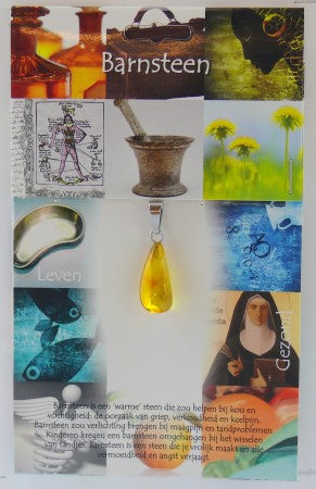 Steengoed Hanger gezondheidssteen barnsteen 1 Stuks