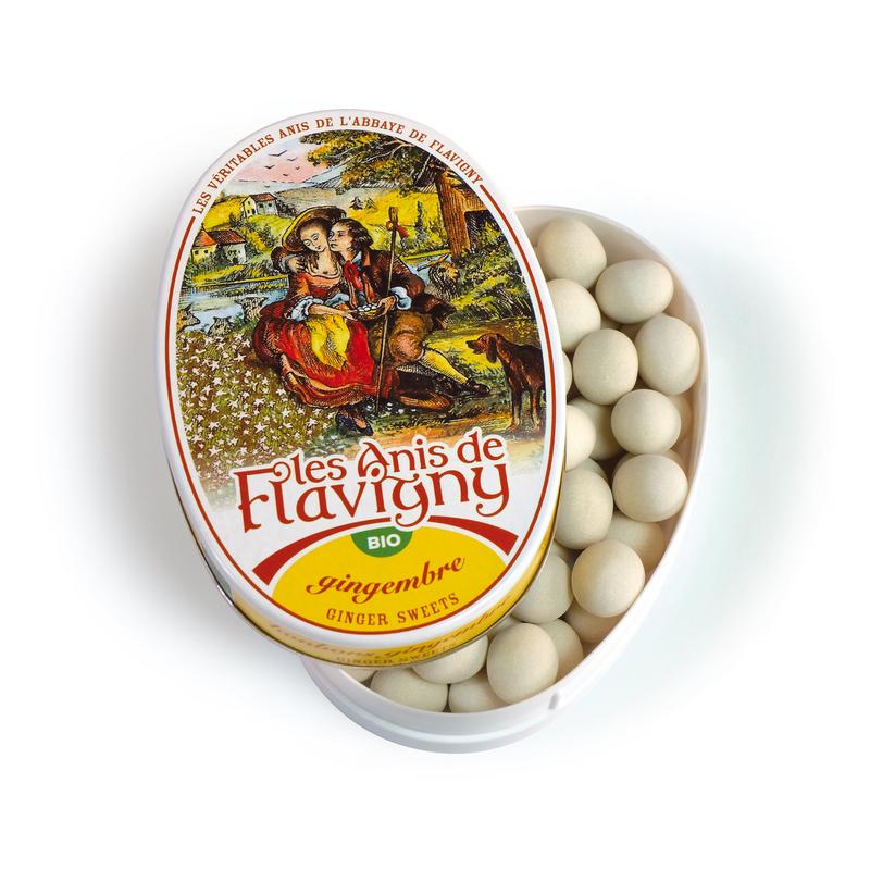 Anis de Flavigny Anijspastilles gember bio 50 Gram
