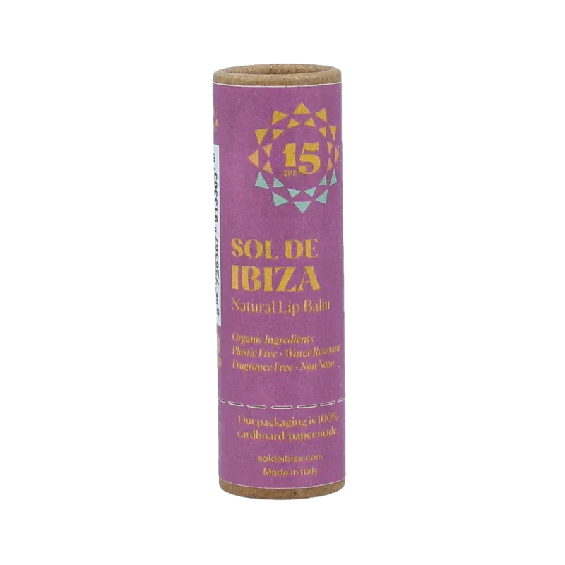 Sol De Ibiza Lippenbalsem vegan SPF15 5 Gram