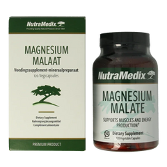 Nutramedix Magnesium malaat 120 Vegetarische capsules