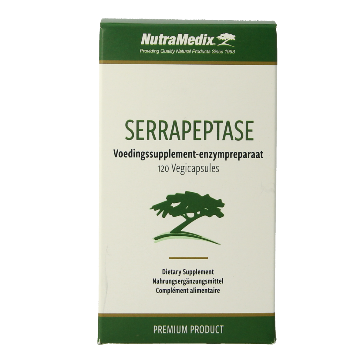 Nutramedix Serrapeptase 120.00 Vegetarische capsules