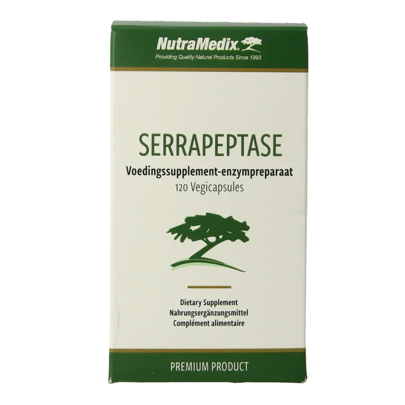 Nutramedix Serrapeptase 120 Vegetarische capsules
