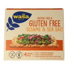 Wasa Knackebrod met sesam en zeezout glutenvrij 240 Gram