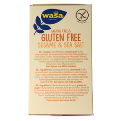 Wasa Knackebrod met sesam en zeezout glutenvrij 240 Gram