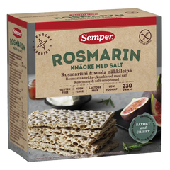 Semper Knackebrod rozemarijn zout glutenvrij 230 Gram