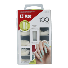 Kiss Nageltips en lijm overlap 1.00 Set
