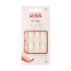 Kiss French nude acrylic nails breathtaking 1.00 Set