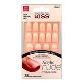 Kiss French nude acrylic nails graceful 1 Set