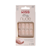 Kiss French nude acrylic nails graceful 1.00 Set
