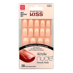 Kiss French nude acrylic nails graceful 1 Set