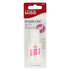 Kiss Nail glue brush on 1 Stuks