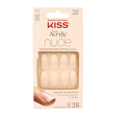 Kiss French nude acrylic nails leilani 1 Set