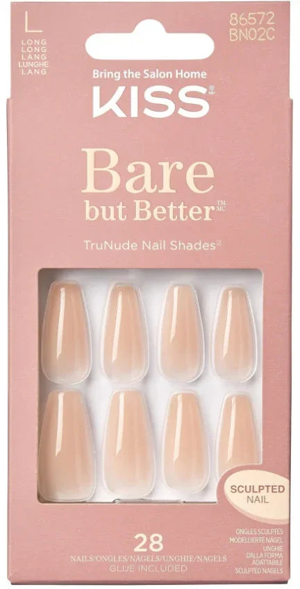 Kiss Bare but better nails nude drama 1 Set