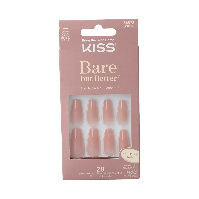Kiss Bare but better nude glow 1 Set