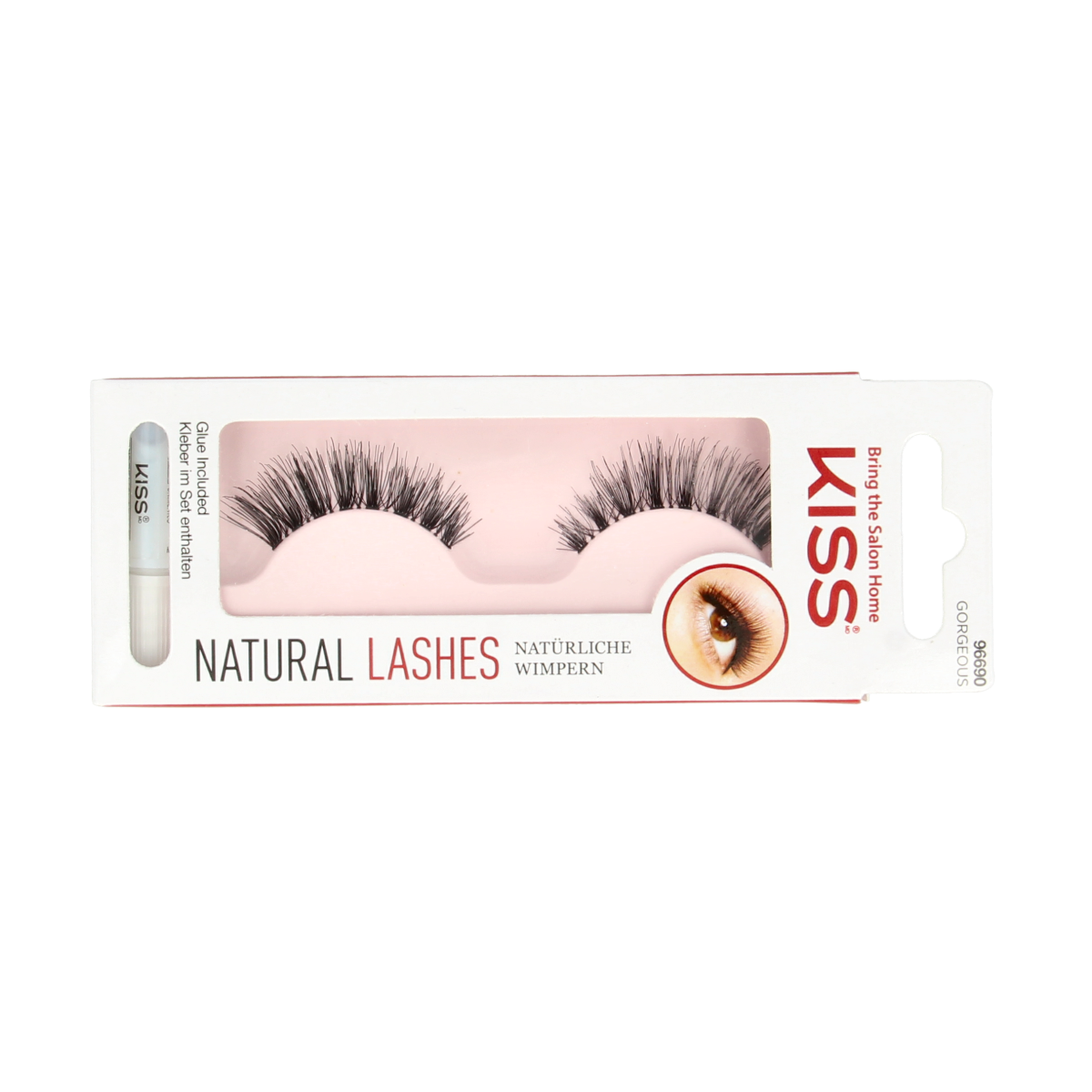 Kiss Kunstwimpers natural gorgeous 1.00 Set